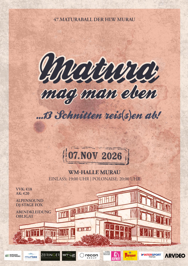 Matura mag man eben - 13 Schnitten reis(s)en ab!